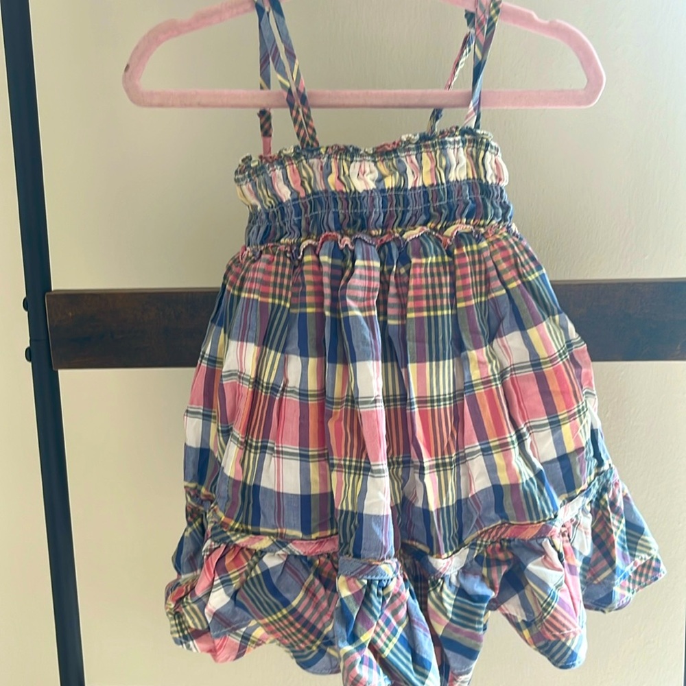 Ralph Lauren plaid dress for 9 months old